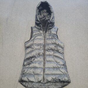 Women's lululemon Pack It Down Diamond Dye Melanite Black Vest